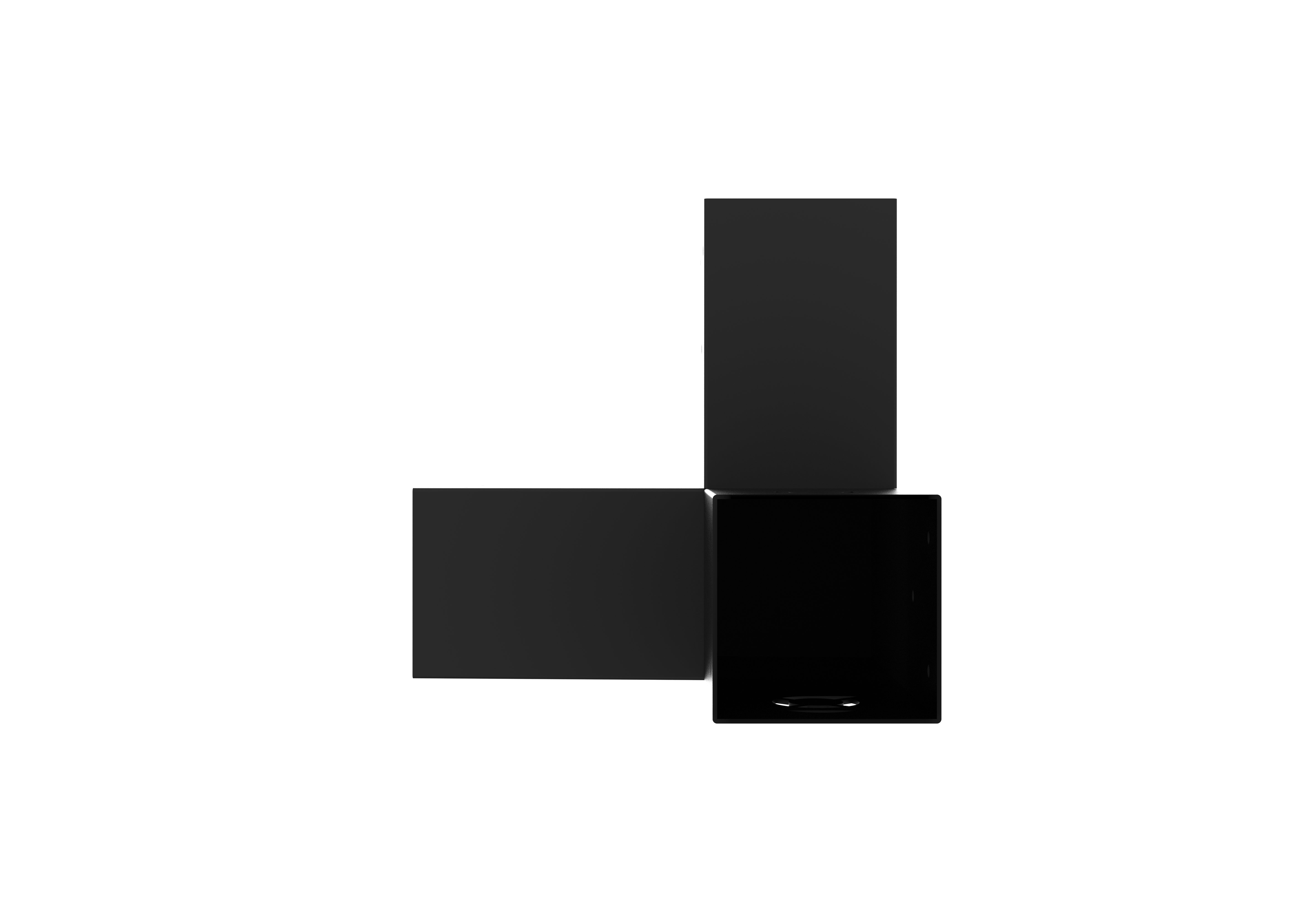 3 WAY CORNER SLOPING BRACKET (LEFT HAND) (STD)