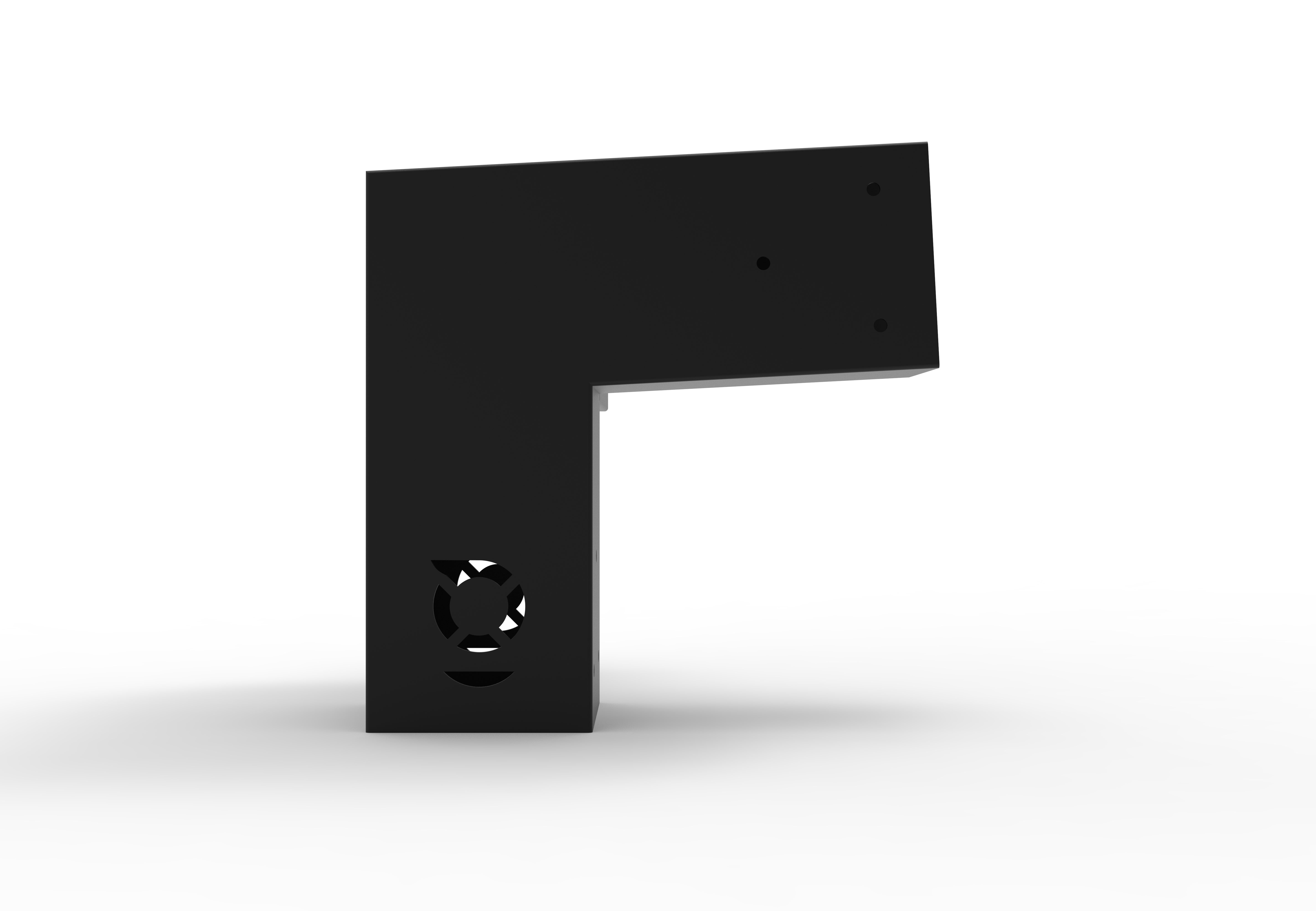 3 WAY CORNER SLOPING BRACKET (LEFT HAND) (STD)