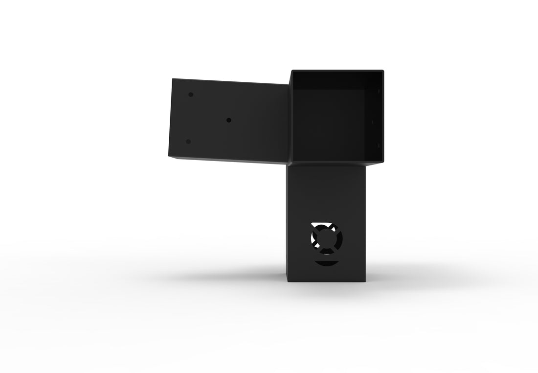 3 WAY CORNER SLOPING BRACKET (LEFT HAND) (STD)