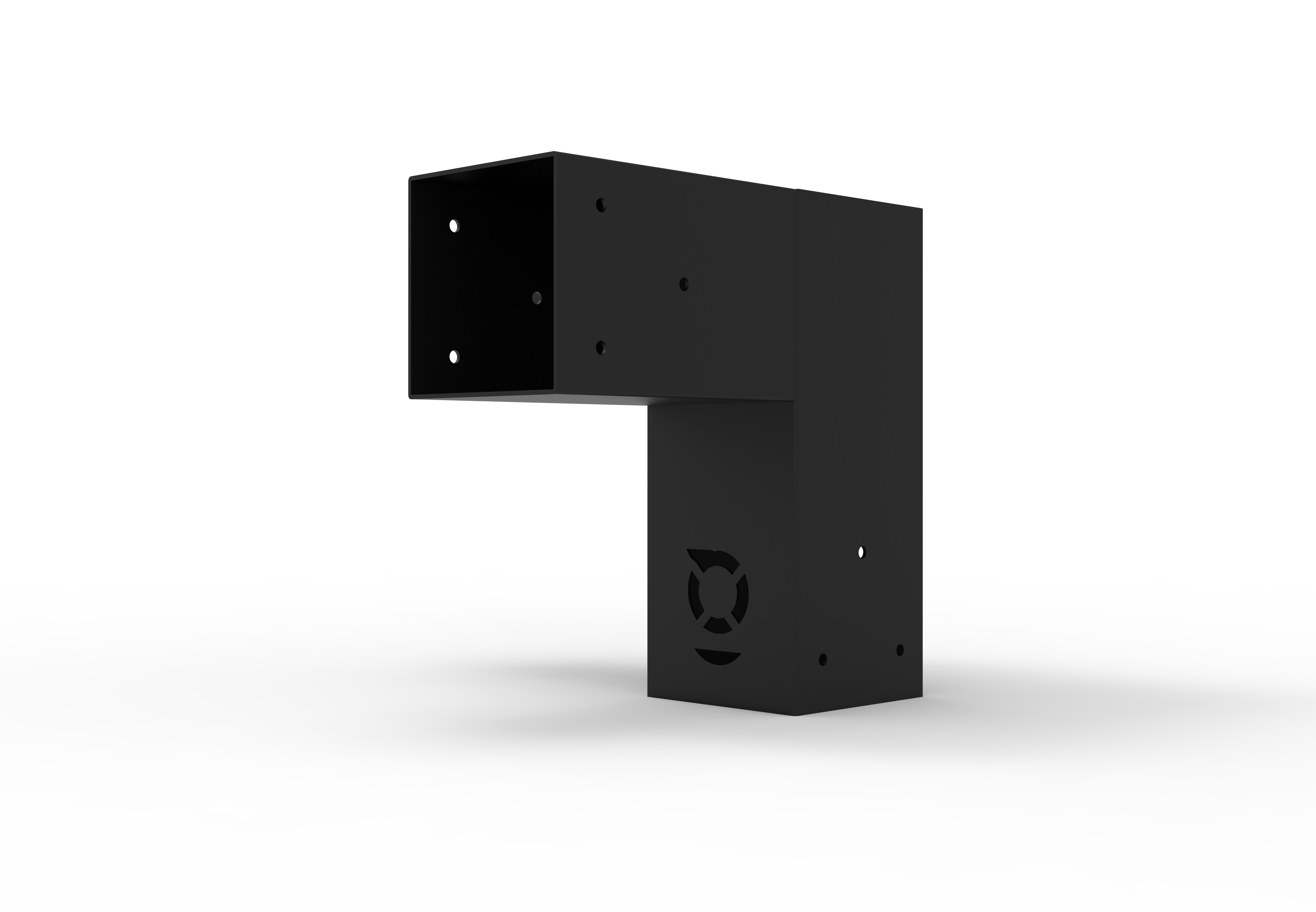 3 WAY CORNER SLOPING BRACKET (LEFT HAND) (STD)