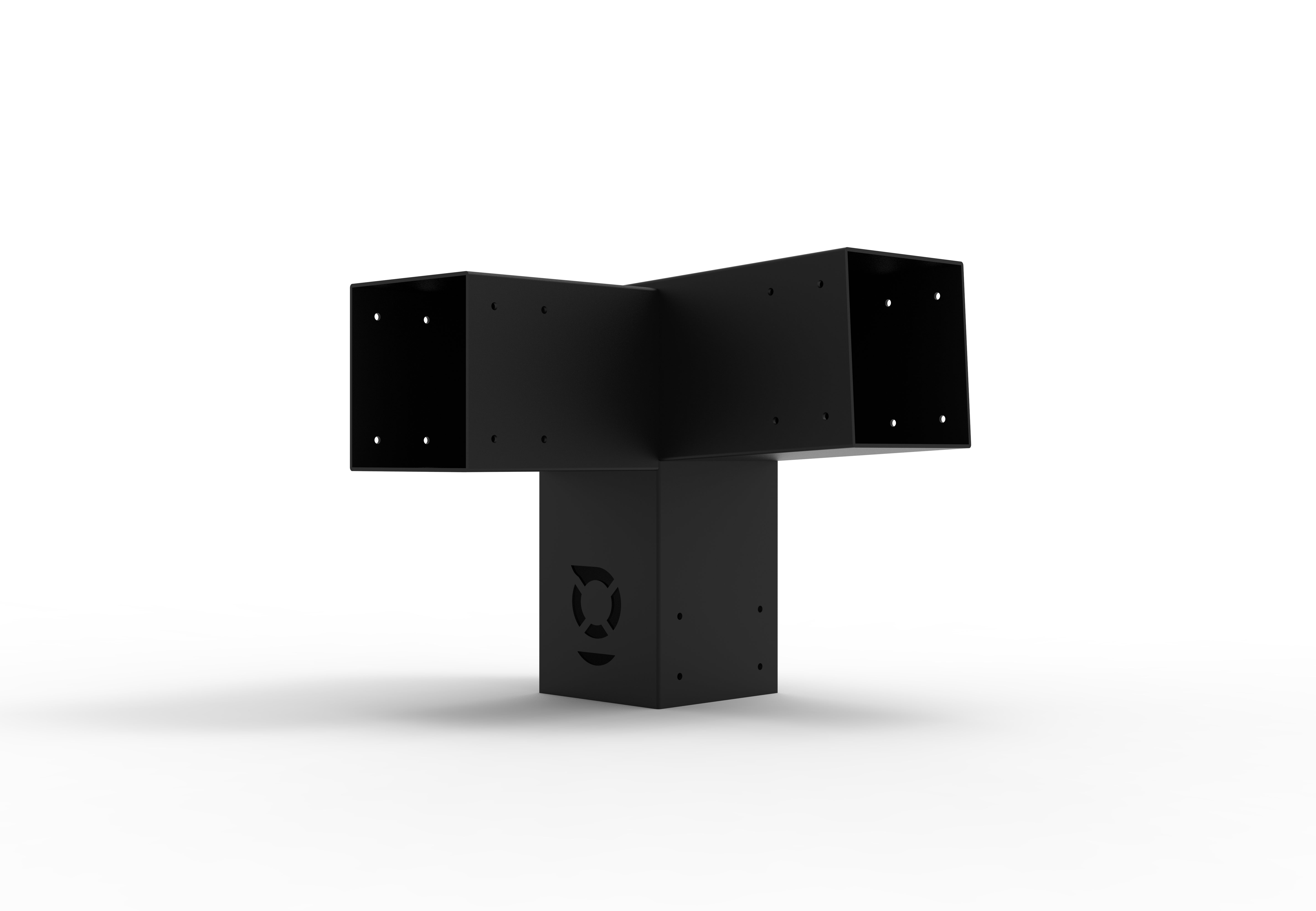 3 WAY CORNER SLOPING BRACKET (RIGHT HAND) (MAXI)