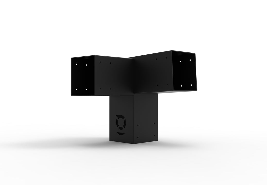 3 WAY CORNER SLOPING BRACKET (RIGHT HAND) (MAXI)