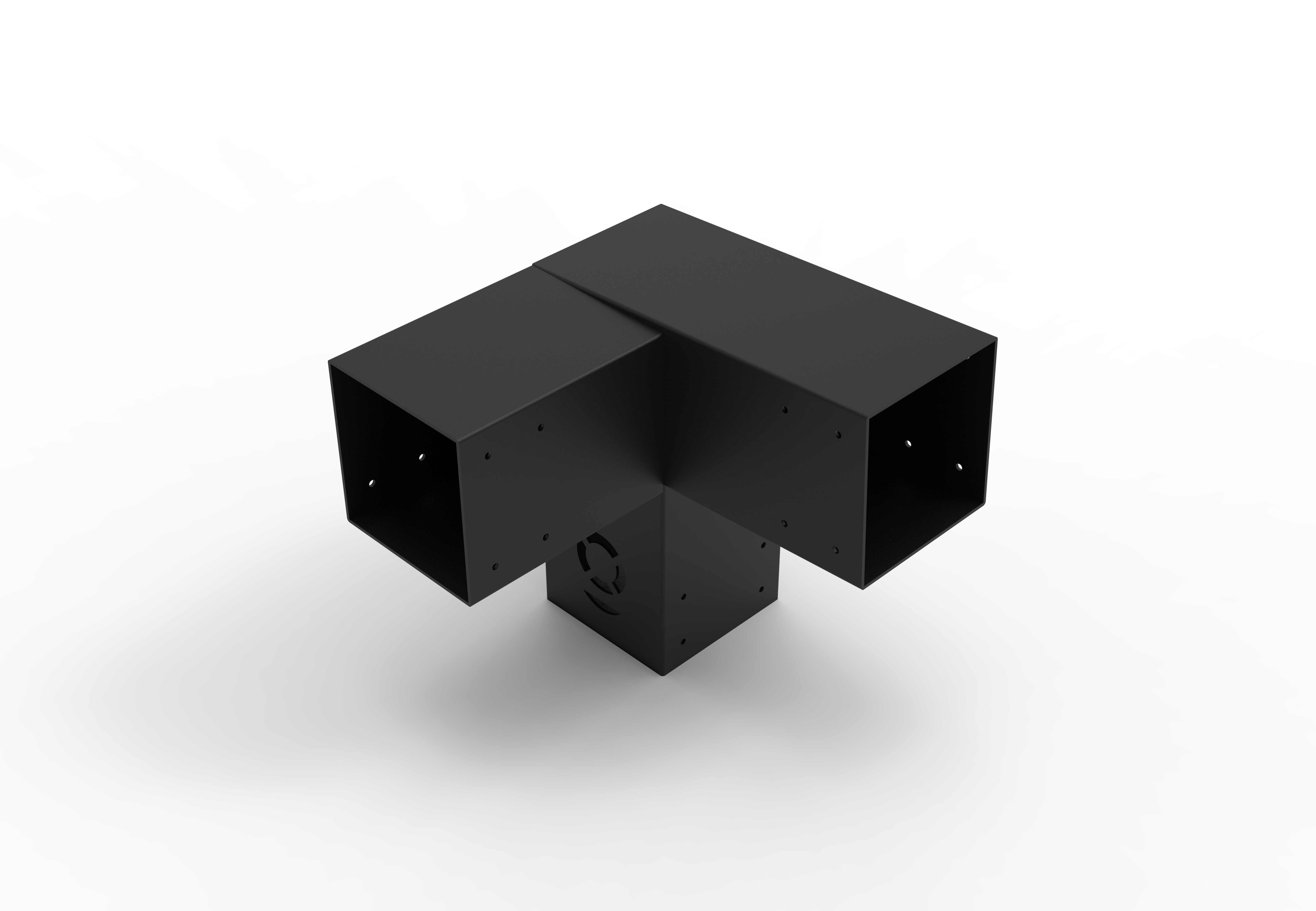 3 WAY CORNER SLOPING BRACKET (RIGHT HAND) (MAXI)