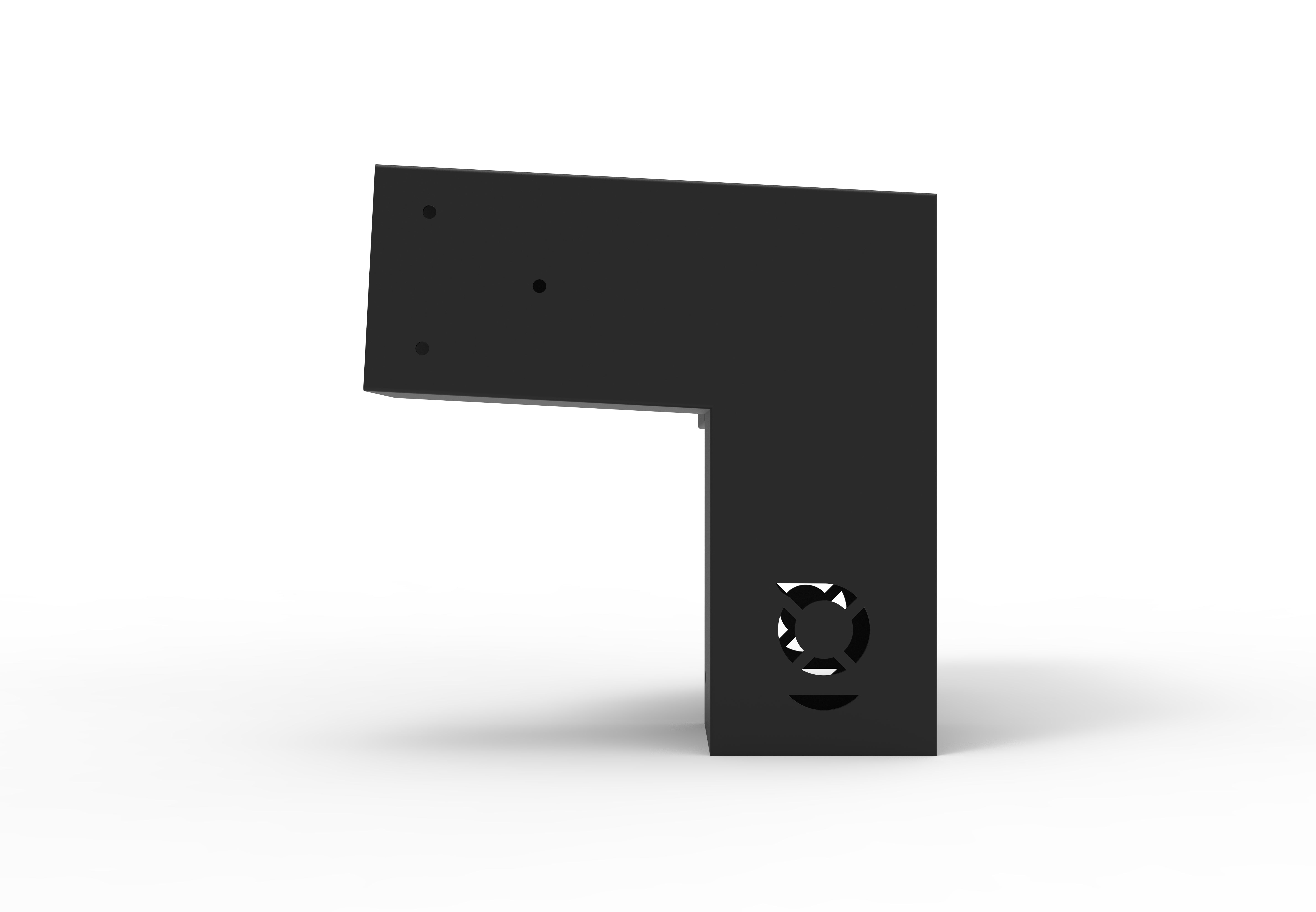 3 WAY CORNER SLOPING BRACKET (RIGHT HAND) (STD)