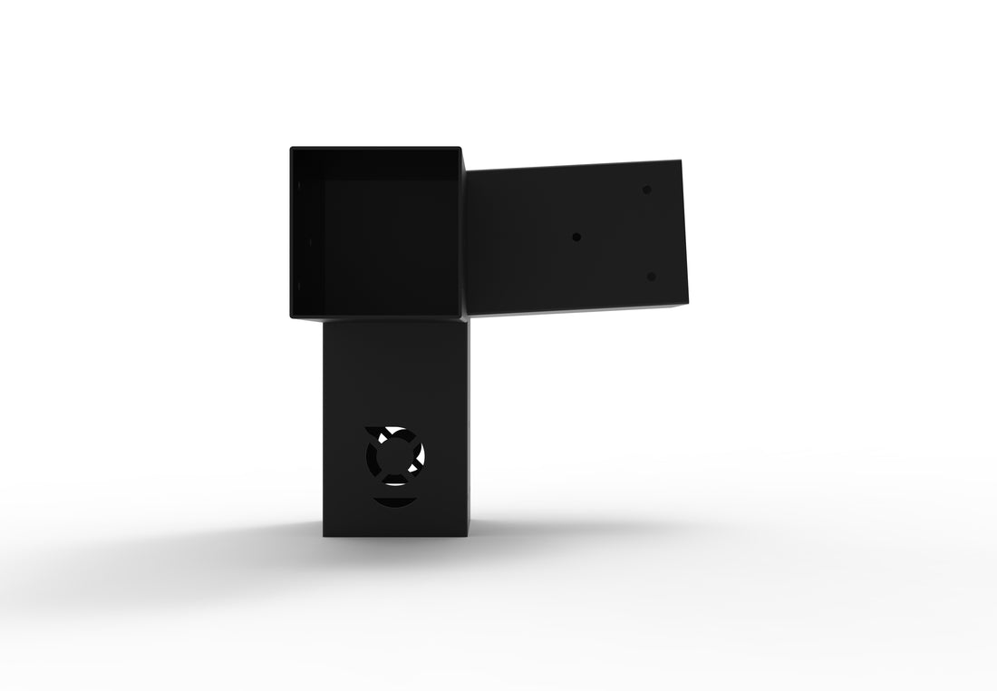 3 WAY CORNER SLOPING BRACKET (RIGHT HAND) (STD)