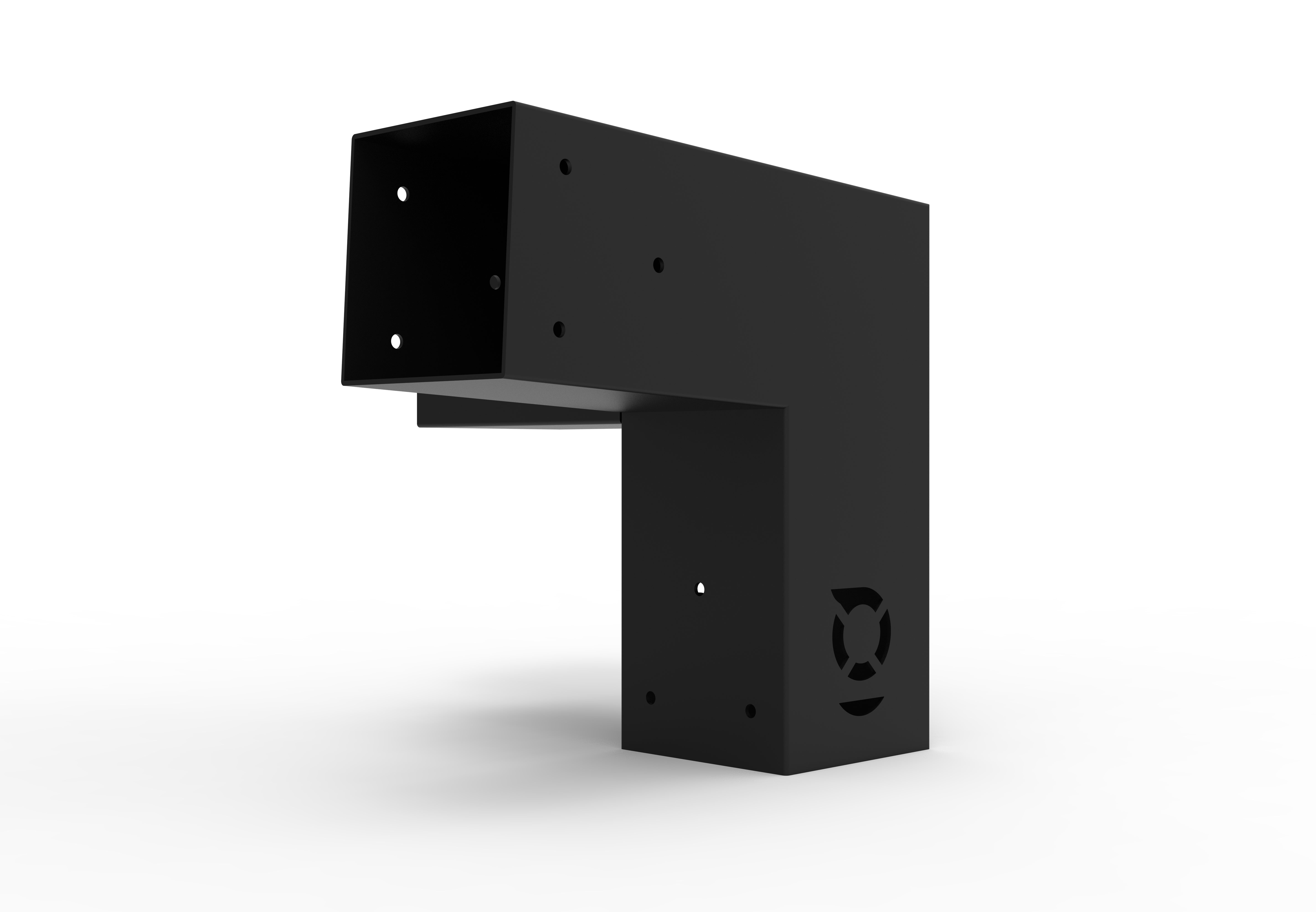 3 WAY CORNER SLOPING BRACKET (RIGHT HAND) (STD)