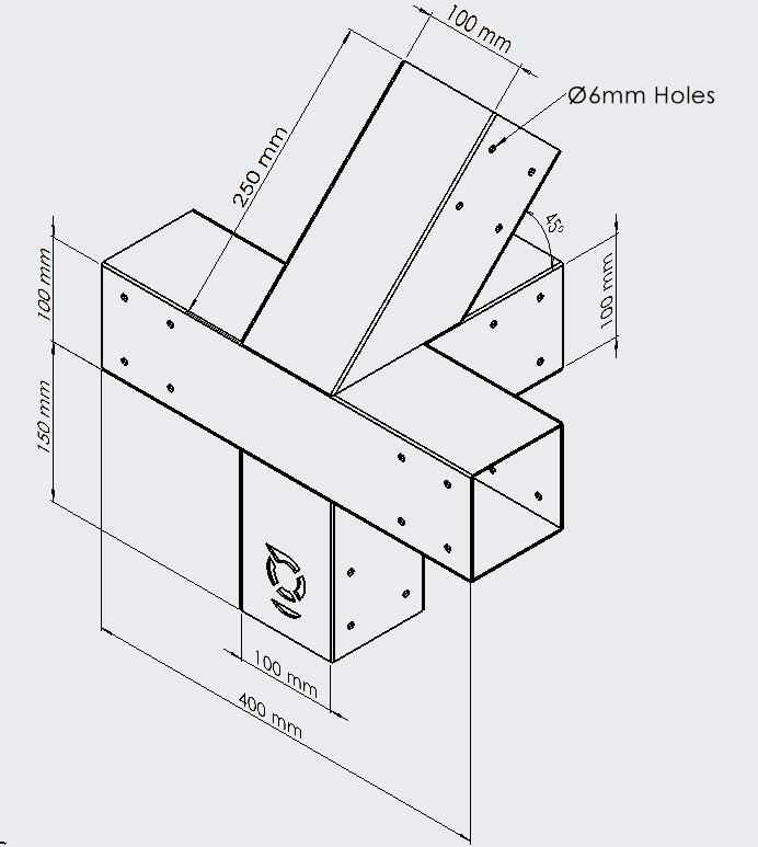 5 Way Mid Span Pitch Bracket (STD)