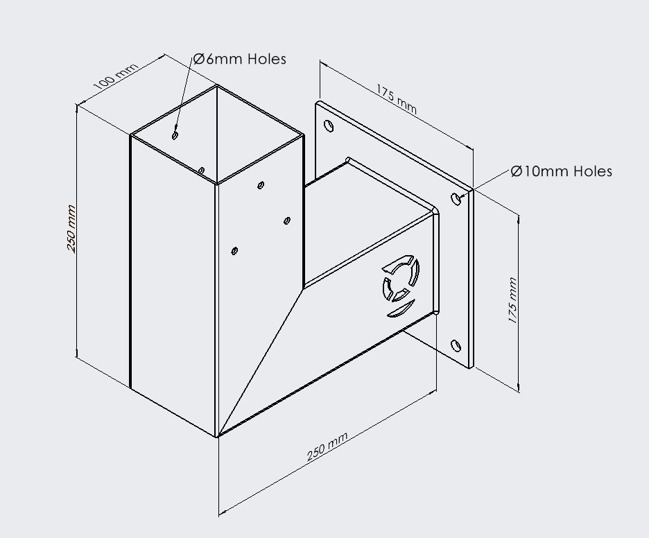Offset Post Bracket (STD)